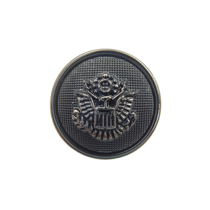 Royal Insignia Black ABS Shank Buttons (Set of 8)