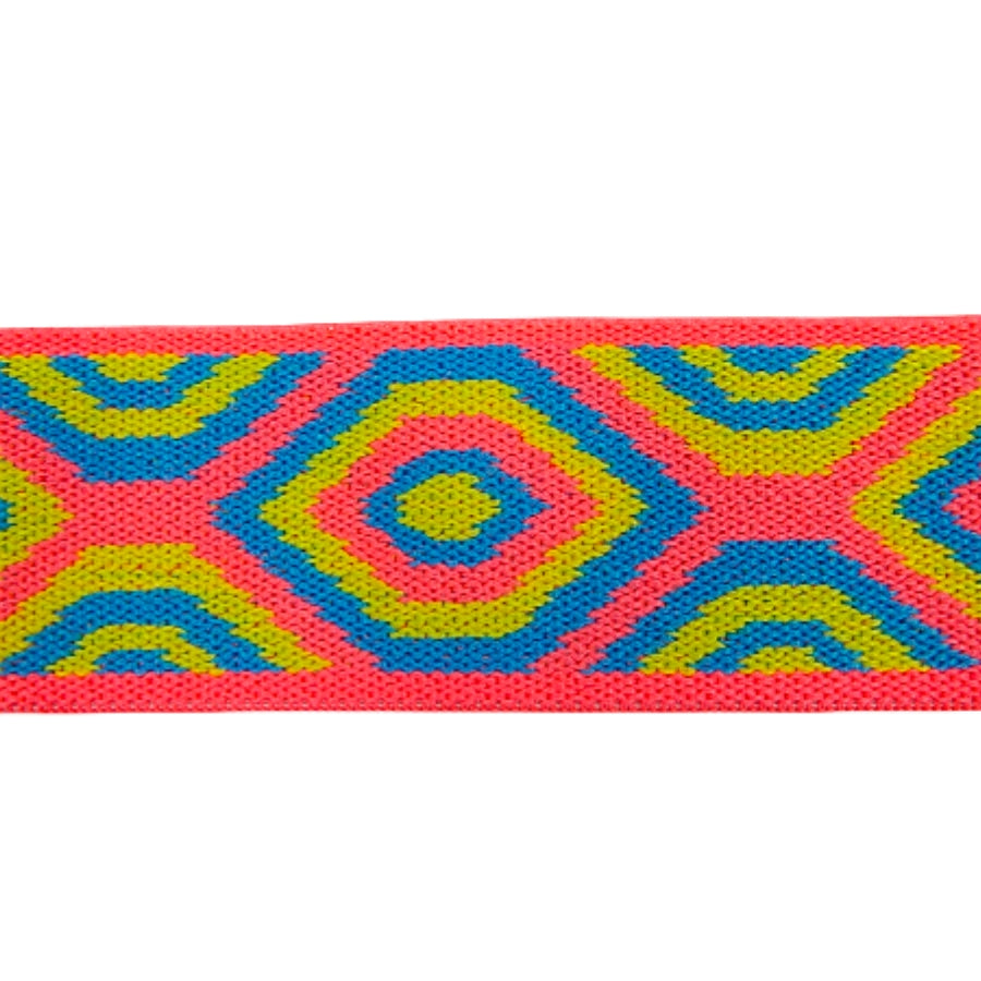 Multi-Color Triangular Woven Elastic