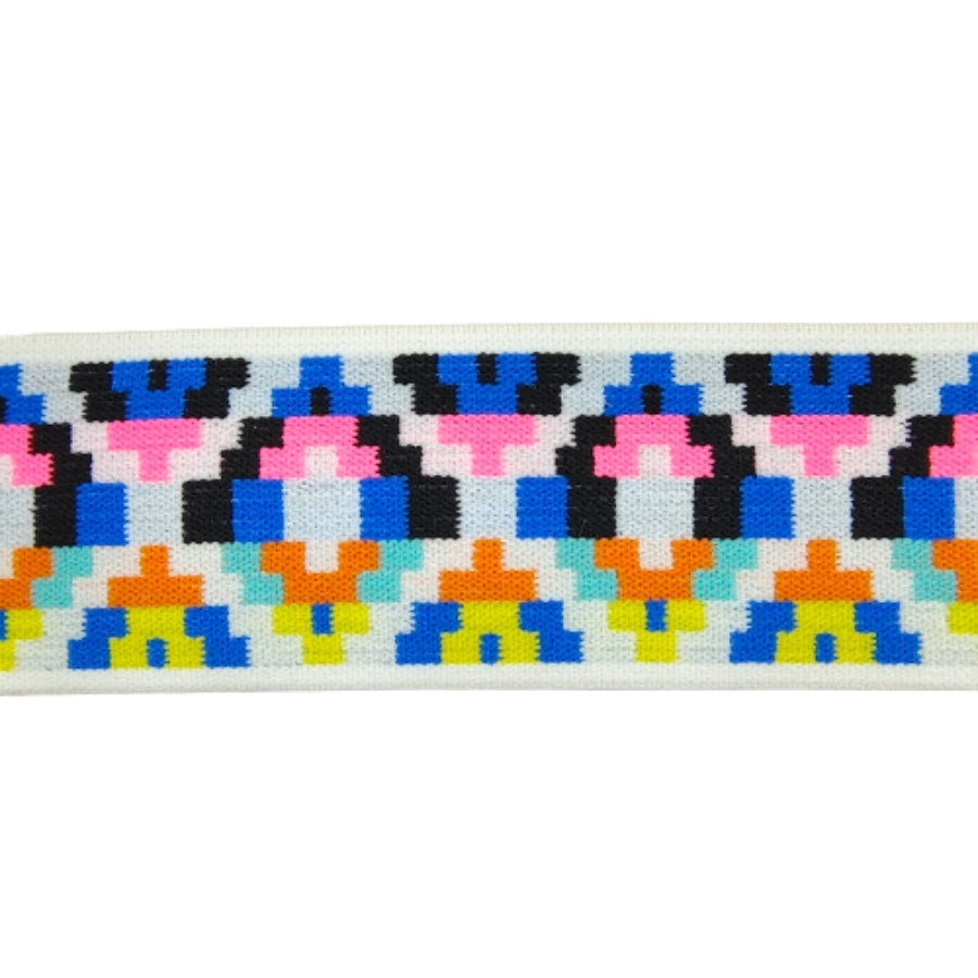 Multi-Color Woven Jacquard Design Elastic